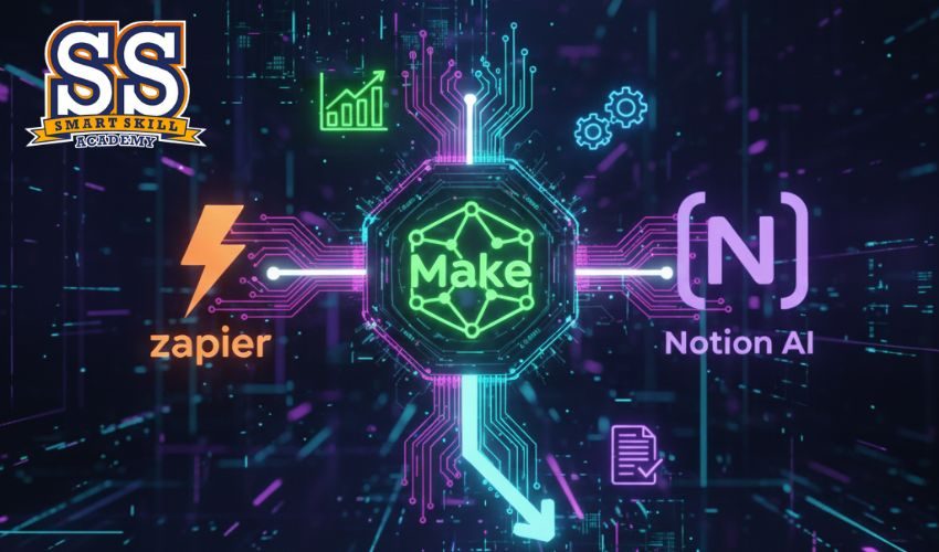 SS Academy AI Tools for Businesses (Zapier, Make, Notion AI) crash course